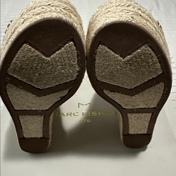 Marc Fisher Cork Screw Wedge Heel Sandals - Picture 12 of 13